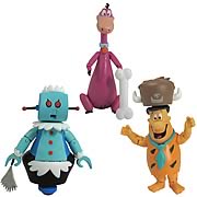 Hanna-Barbera Flintstones and Jetsons 3-Inch Figure Set